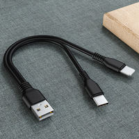 Câble de charge rapide 2 en 1 3A USB A vers Micro USB, cordon de charge tressé en nylon pour téléphones IOS et Android