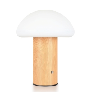 Lampada da <span class=keywords><strong>Tavolo</strong></span> LED di Lusso a Forma di Fungo, Luce Notturna Senza Fili Portatile Ricaricabile, Lampada da Scrivania Touch LED per Bar e Ristoranti - Product Image 2