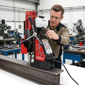 Machine à percer sur banc Hartly Tools CMM-100, diamètre de perçage maximal de 30 mm, 1,5 kW, 220 V, haute rigidité, facile à utiliser - Product Image 1