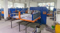 Máquina de Formación de Empaques con Sierra de Cuchillas Verticales para Esponjas de Fregado Automáticas de Alta Velocidad, Control PLC, Operación Remota Precisa