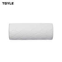 Coussin de tête de voiture multifonctionnel en cuir marron de luxe, coussin de nuque en mousse à mémoire de forme, ventilation, imperméable, couleur unie Huihou