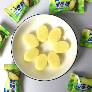 Xinrunjin ขนมปรุงแต่งรสทุเรียนแบบแยกเป็นชิ้นขนมสไตล์เอเชียสำหรับการส่งเสริมการขายอาหารลูกกวาด - Product Image 2