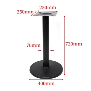 Nhiệm Vụ Nặng Nề Kim Loại Đồ Nội Thất Chân Trọng Lượng Nhẹ Sắt Bên Trong Bàn Rỗng Chân Dễ Dàng Cài Đặt Nhà Hàng Bảng Cơ Sở - Product Image 4