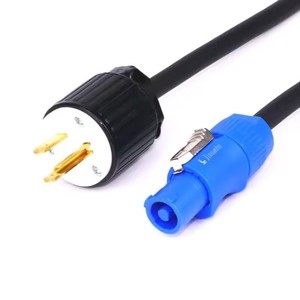 Cable ABCCABLS NEMA L5-15P a Powercon Azul, Cable de Alimentación con Bloqueo de 15A para Luces de Escenario, Cabezas Móviles y Sistemas de PA - Product Image 2