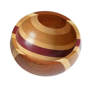 New Arrival Design Custom Size Wooden <b>Bowl</b> Blank Wooden <b>Large</b> Size for Food Soup Snacks Server Tabletop Decorative - Product Image 1