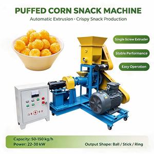 Machine à extruder les snacks à prix d'usine, machine à fabriquer des céréales soufflées, fournisseur de machines à fabriquer des maïs soufflés - Product Image 6