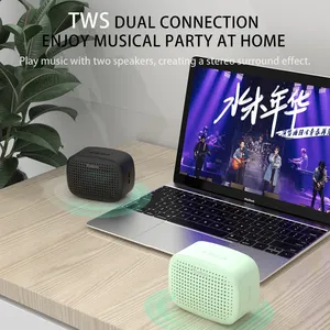 Yoobao 2024 New Product TWS Portable Mini Wireless BT Speaker Waterproof Stereo Sound Outdoor Speaker