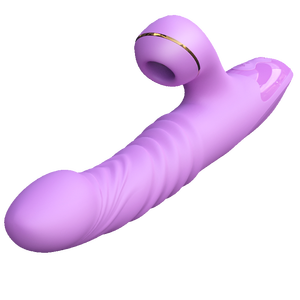 Delove Hot Selling G Spot Clitoris Stimulatie Telescopische Rotatie Clitoris Massager <span class=keywords><strong>Rabbit</strong></span> <span class=keywords><strong>Vibrator</strong></span> Voor Vrouwen - Product Image 1