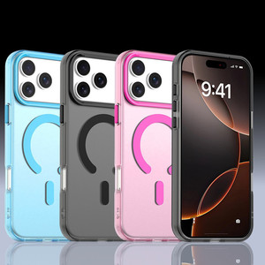 <span class=keywords><strong>เคส</strong></span>โทรศัพท์มือถือแบบแม่เหล็กคุณภาพสูง ผิวด้าน สำหรับ iPhone 17pro Max 16E 15plus 14 13 12 11 XSmax XR - Product Image 1