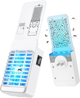 Saijzek OEM UV Light Flying Insect Trap No tóxico Eficaz Luxury Fly Catcher para mosquitos Mosquitos Polillas Uso en interiores para granjas