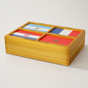 22 Piezas de Decoración para el Hogar, Artículos Coleccionables para Fanáticos <span class=keywords><strong>del</strong></span> Fútbol, Marco <span class=keywords><strong>con</strong></span> el Marcador de la Final de la Copa <span class=keywords><strong>Mundial</strong></span> de Fútbol de 1930-202, Recuerdo - Product Image 2