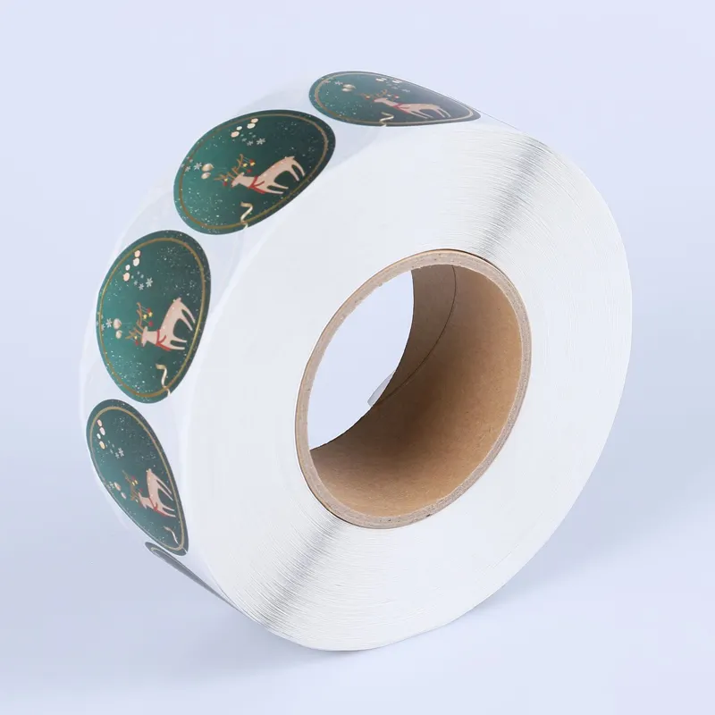 New offset printing color label Roll sticker strong self-adhesive sticker packaging label for custom sticker