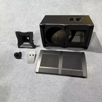 Enceinte audio professionnelle Line Array 2 voies 12 pouces V12, enceinte carrée en contreplaqué simple couche MDF 370x385x630mm (vide)
