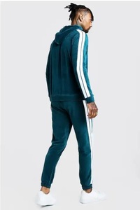 2024 โลโก้ที่กําหนดเองชุดสูทเหงื่อขนแกะชุดติดตามคุณภาพสูงชุดติดตาม Streetwear พร้อมโลโก้ที่กําหนดเอง - Product Image 5