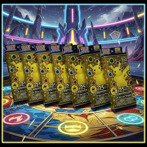 <span class=keywords><strong>Coffret</strong></span> de Cartes Pokémon Personnalisé 25e Anniversaire PTCG Épée et Bouclier – Pack Complémentaire Quotidien à Coins Carrés – Boîte Dorée Chinoise pour 6 - Product Image 6