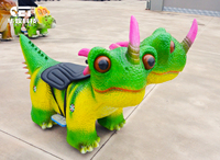 Trottinette de dinosaure télécommandée pour enfants, modèles animatroniques