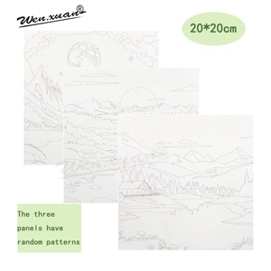 Sơn Acrylic của nghệ sĩ thiết lập 3ml công suất với một loạt các màu sắc để sử dụng trên vải thủy tinh giấy phương tiện truyền thông Nguồn cung cấp nghệ thuật - Product Image 2