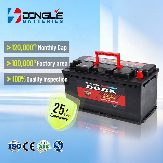 High Quality Long Service Life Maintenance Free SMF 12V 100Ah Automotive Vehicle Use Lead Acid Car Battery