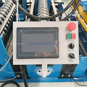 เครื่องทำกระเบื้องเหล็กสองชั้นความเร็วสูงเครื่องทำกระเบื้องหลังคาสี่เหลี่ยมคางหมูและลูกฟูก - Product Image 4