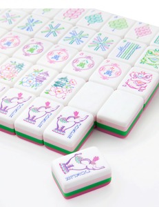 Tuiles de <span class=keywords><strong>jeu</strong></span> d'échecs chinoises en acrylique gravées au laser, motif éléphant, quatre couches, durables, écologiques, <span class=keywords><strong>jeu</strong></span> familial pour enfants - Product Image 4