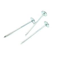 Clous de toit de tête de parapluie avec clous de toit de 9G, 3.85mm, prix d'usine, tige lisse de haute qualité