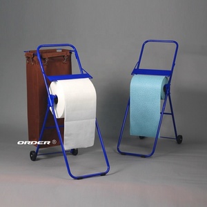 휴지통 봉투 응용 프로그램 청소용 OEM 맞춤형 디자인 단일 수건 롤 모바일 바닥 스탠드 롤 물티슈 디스펜서 - Product Image 2