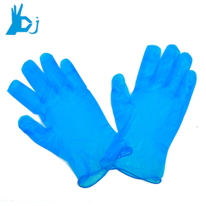 Gants en <span class=keywords><strong>vinyle</strong></span> en pvc transparents et bleus, gants industriels, 245mm, nouveau - Product Image 2