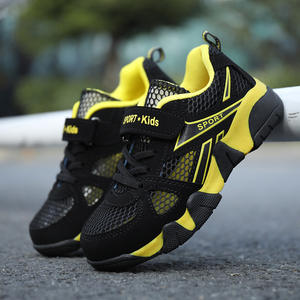 Zapatillas Deportivas Transpirables de Malla para Niños con Cierre de Velcro, Antideslizantes, Ligeras, para Correr, Gimnasio y Entrenamiento al Aire Libre - Product Image 3