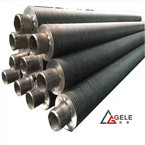 Round Steel Welded L Type Aluminum Fin Tubes Drying Finned Tubes for Heat Exchanger Machines