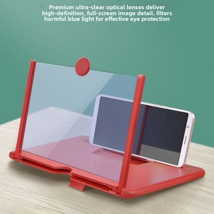 Loupe d'écran pliable HD 3D légère de 10 pouces avec support de téléphone de bureau extractible pour le streaming vidéo et la visualisation de films - Product Image 6
