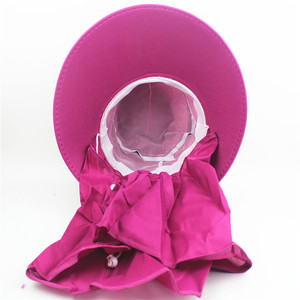 Sombrero de Sol de Verano Tipo Pescador con Protector Facial Desmontable, Protección UV, para Ciclismo al Aire Libre, Recolección de Té, para Mujeres Adultas - Product Image 3