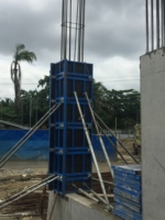 Sistema de encofrado de columna de acero circular de proveedores de China