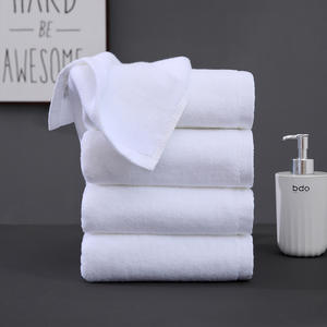 <span class=keywords><strong>Ensemble</strong></span> de serviettes de qualité 5 étoiles pour hôtel de luxe 100% coton personnalisé <span class=keywords><strong>blanc</strong></span> brodé à séchage rapide tissé Technique main visage serviettes de bain - Product Image 3