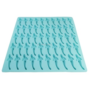 High Quality Thickened 90-Cavity Shape Sharks and Tadpoles Candy Molds <b>Mini</b> Heart Silicone Gummy Mold <b>Chocolate</b> Drops Mold - Product Image 2