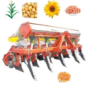 2 3 4 5 6 10 12 Rows Maize corn seeder Planter with Fertilize Box machine corn planter machine seeder farm for sale