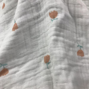 ผ้าห่มเด็กทารกแบบทอสองชั้นลายดอกไม้เล็กๆ ลายการ์ตูนสัตว์ ผ้าเรียบมีสไตล์สำหรับเด็กผู้หญิง ผ้าห่มเด็กอ่อน ผ้ารองนอนหวีอย่างดี ขายส่ง - Product Image 4