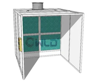 WLD-OF açık yüz küçük sprey kabinleri