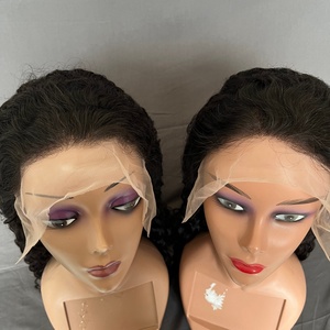Peluca de Cabello Humano de Lujo con Frente de Encaje Transparente 13x6 para Mujeres Negras, Cabello Virgen con Cutícula Alineada, Pelucas de Cabello Humano de Buena Calidad al Por Mayor - Product Image 5