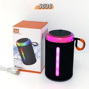 S636 Vente directe d'usine 800mah C-port Enceinte portable de <span class=keywords><strong>nouveauté</strong></span> avec éclairage LED extérieur, lumière d'ambiance nocturne, enceinte de voyage et de fête - Product Image 6