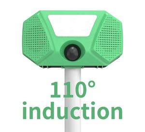 Répulsif multifonctionnel pour animaux, répulsif à ultrasons solaire pour rats, répulsif à ultrasons à fréquence variable pour oiseaux - Product Image 4