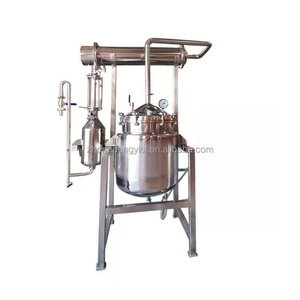 Équipement multifonctionnel de distillation d'huiles essentielles et de plantes médicinales en acier inoxydable SS304, chauffage électrique, petit réservoir d'extraction d'hydrolat - Product Image 1