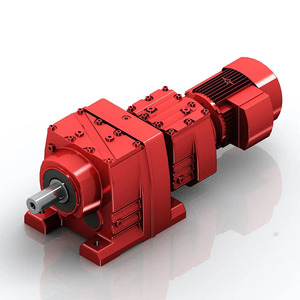 Reductor de velocidad helicoidal de hierro fundido de alta resistencia serie R con brida de montaje para motores de CA en línea con engranajes inversos - Product Image 3