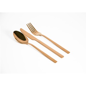 Juego completo de cubiertos de 24 piezas, línea Bond Copper - Product Image 1