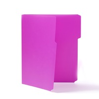 Classeur en plastique de format lettre Bâton en plastique coloré assorti classeurs suspendus de Manille pour le document