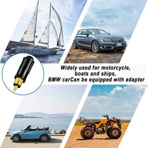 Din Hella cắm Thuốc lá nhẹ hơn ổ cắm cho ô tô xe máy 12-24V biển Adapte kết nối - Product Image 5