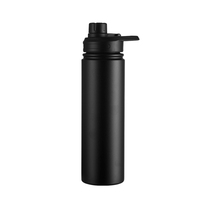 Bouteille d'eau isotherme en acier inoxydable écologique personnalisée de 18 oz avec isolation thermique de 6 à 12 heures pour le camping