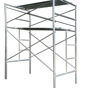 Grosir rangka perancah berjalan lebar bingkai tangga konstruksi perancah bangunan rangka baja logam perancah - Product Image 1