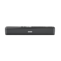 Hadiah Promosi Bisnis Kustom Speaker Bluetooth Soundbar 5W*2 Baterai 1800mAh Desain Modern Plastik+Logam Ukiran Logam