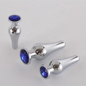 Convient pour jouets sexuels masculins <span class=keywords><strong>et</strong></span> féminins en métal prise anale prostatique massage plug anal - Product Image 1
