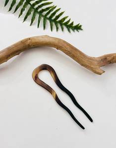 Pasador de Pelo de Cuerno de Búfalo Premium, Hecho a Mano por Artesanos, Herramienta de Peinado con Acabado Pulido, Duradero y Resistente - Product Image 3